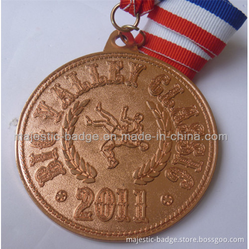 Antique Copper Plating Medal & Customized Round Medallion